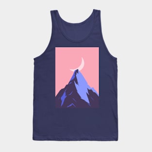 Dreamy mountaintop illustration Tank Top